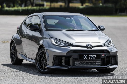 2025 Toyota GR Yaris facelift with 8AT in Malaysia – 300 PS, 0-100 km/h in 5.2s; RM10k more than 6MT
