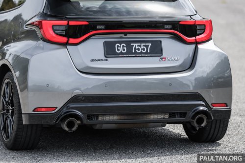 2025 Toyota GR Yaris facelift with 8AT in Malaysia – 300 PS, 0-100 km/h in 5.2s; RM10k more than 6MT
