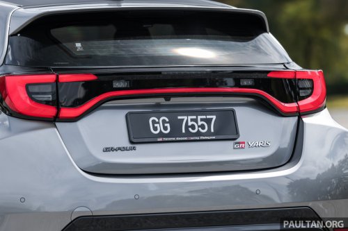 2025 Toyota GR Yaris facelift with 8AT in Malaysia – 300 PS, 0-100 km/h in 5.2s; RM10k more than 6MT