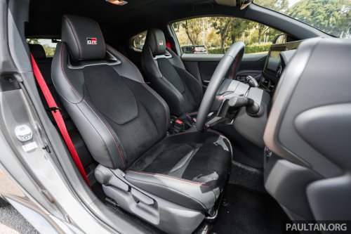 2025 Toyota GR Yaris facelift with 8AT in Malaysia – 300 PS, 0-100 km/h in 5.2s; RM10k more than 6MT