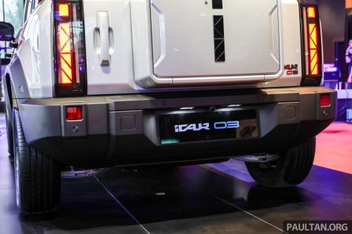 2025 iCaur 03 EV launched in Malaysia – up to 279 PS, 426 km NEDC; 2WD fr RM119,800, iWD at RM129,800