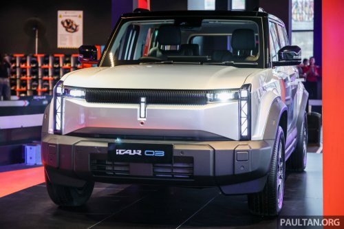 2025 iCaur 03 EV launched in Malaysia – up to 279 PS, 426 km NEDC; 2WD fr RM119,800, iWD at RM129,800