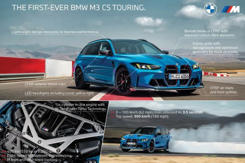 2025 BMW M3 CS Touring is fastest wagon around the Nurburgring – 7:29.49, 550 PS, 650 Nm, 0-100 km/h 3.5s