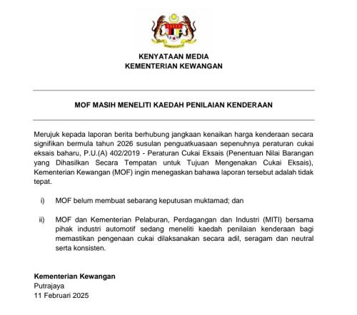 Still no update on OMV/402 issue in Dec, CKD price increase in Jan 2026 uncertain – Mercedes-Benz M’sia