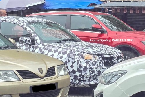 2025 Proton Saga MC3: pair of them spied on highway