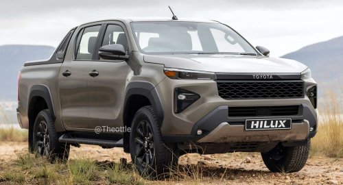 2026 Toyota Hilux Travo ninth gen interior leaked via drawings – new Prado-like dashboard, floating screen