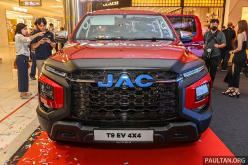 JAC, JAC T9 EV recognised as a pioneer in electric pick-up trucks by Malaysia Book of Records – 340 km range