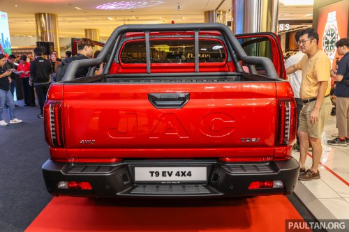JAC T9 EV recognised as a pioneer in electric pick-up trucks by Malaysia Book of Records – 340 km range