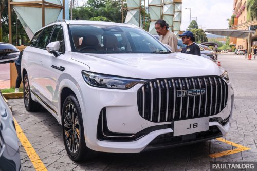 Jaecoo J8 to launch in Malaysia on July 18 – 2WD five-seater and AWD six-seater variants, from RM195k est