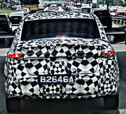 2025 Proton Saga MC3: pair of them spied on highway