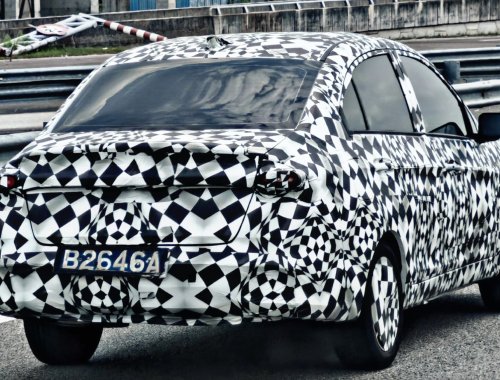 2025 Proton Saga MC3: pair of them spied on highway