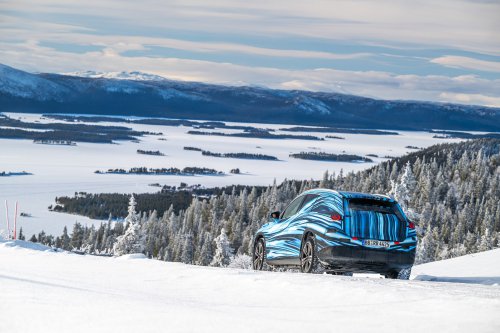 Mercedes-Benz GLC with EQ Technology teased with illuminated front grille – brand’s new design direction