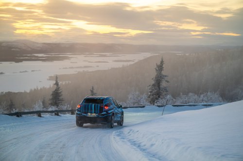 Mercedes-Benz GLC with EQ Technology teased with illuminated front grille – brand’s new design direction