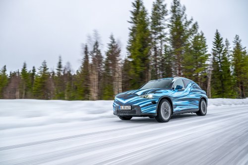 Mercedes-Benz GLC with EQ Technology teased with illuminated front grille – brand’s new design direction
