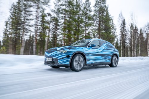 Mercedes-Benz GLC with EQ Technology teased with illuminated front grille – brand’s new design direction