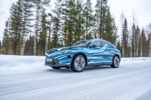 Mercedes-Benz GLC with EQ Technology teased with illuminated front grille – brand’s new design direction