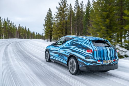 Mercedes-Benz GLC with EQ Technology teased with illuminated front grille – brand’s new design direction