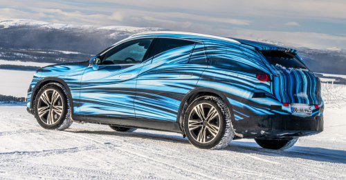 Mercedes-Benz GLC with EQ Technology teased with illuminated front grille – brand’s new design direction