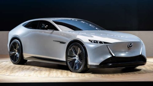 Mazda Vision X-Coupe – rotary PHEV with Mazda 3 styling, 510 PS, 160 km EV range, 800 km total