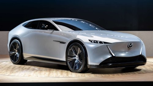 Mazda Vision X-Coupe – rotary PHEV with Mazda 3 styling, 510 PS, 160 km EV range, 800 km total