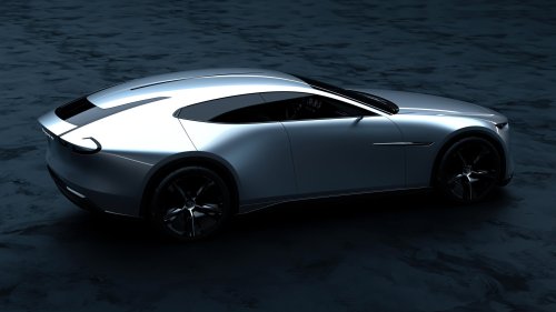 Mazda Vision X-Coupe – rotary PHEV with Mazda 3 styling, 510 PS, 160 km EV range, 800 km total
