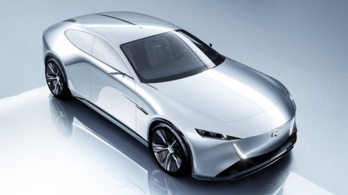 Mazda Vision X-Coupe – rotary PHEV with Mazda 3 styling, 510 PS, 160 km EV range, 800 km total