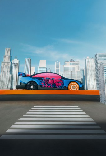 2025 Mercedes-Benz CLA EV turned into life-sized Hot Wheels car – 1:64 version of C178 on sale spring 2026
