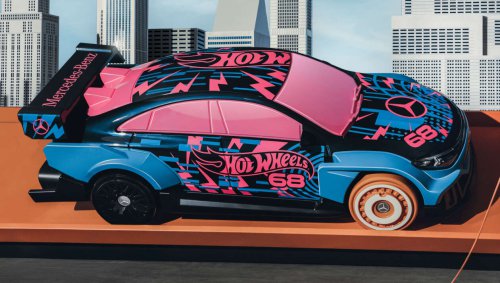 Mercedes-Benz, Mercedes-Benz CLA, 2025 Mercedes-Benz CLA EV turned into life-sized Hot Wheels car – 1:64 version of C178 on sale spring 2026