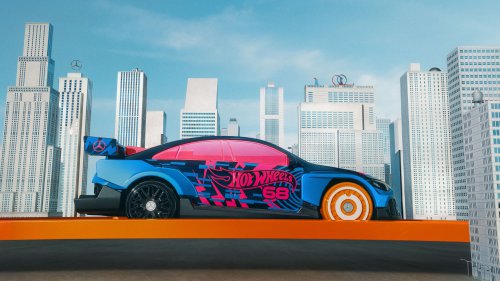 2025 Mercedes-Benz CLA EV turned into life-sized Hot Wheels car – 1:64 version of C178 on sale spring 2026