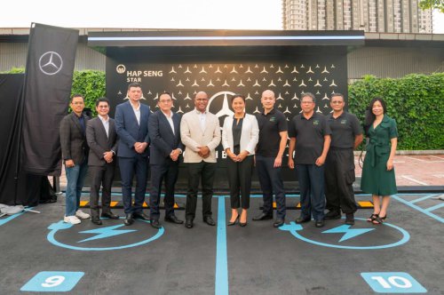 Mercedes-Benz Malaysia, DC Handal unveil Hap Seng Star-branded 22 kW AC chargers at Bamboo Hills