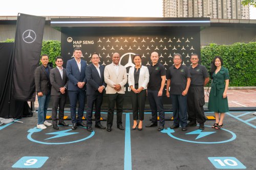 Mercedes-Benz, Mercedes-Benz Malaysia, DC Handal unveil Hap Seng Star-branded 22 kW AC chargers at Bamboo Hills