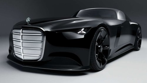 Mercedes-Benz, Mercedes-Benz Vision Iconic revealed – luxury coupé concept with massive grille, “hyper-analogue” interior