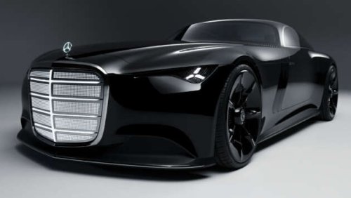 Mercedes-Benz Vision Iconic revealed – luxury coupé concept with massive grille, “hyper-analogue” interior