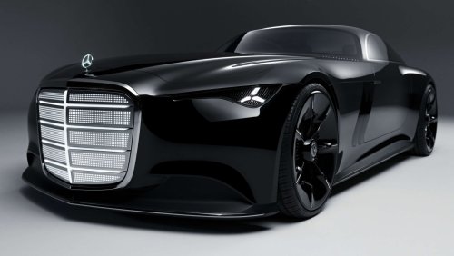 Mercedes-Benz Vision Iconic revealed – luxury coupé concept with massive grille, “hyper-analogue” interior