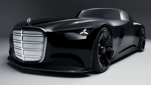 Mercedes-Benz, Mercedes-Benz Vision Iconic revealed – luxury coupé concept with massive grille, “hyper-analogue” interior