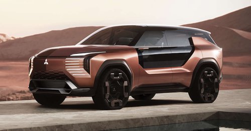 Mitsubishi Elevance Concept shown – six-seater, quad-motor plug-in hybrid SUV with glamping trailer