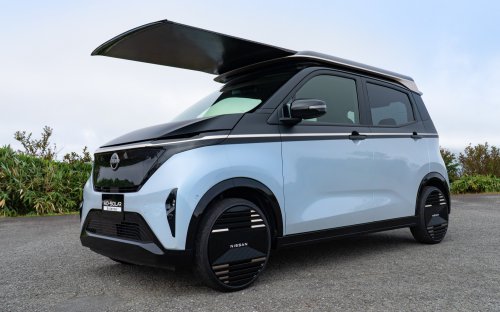 Nissan Sakura gets roof-mounted, extendable solar panel – concept provides 3,000 km of range annually