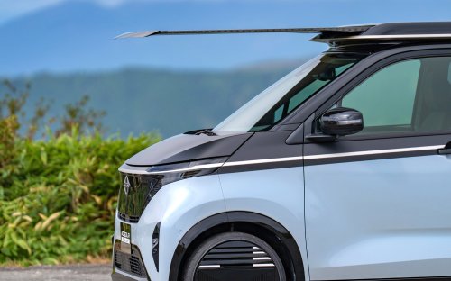 Nissan, Nissan Sakura gets roof-mounted, extendable solar panel – concept provides 3,000 km of range annually