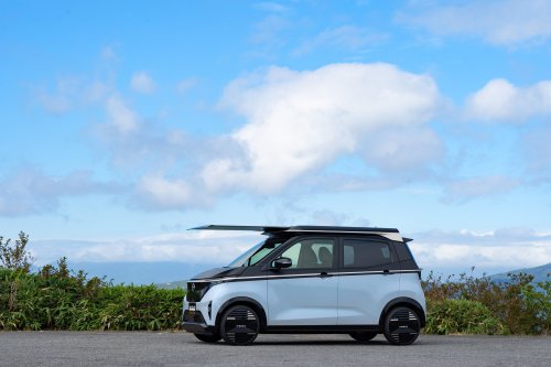 Nissan Sakura gets roof-mounted, extendable solar panel – concept provides 3,000 km of range annually