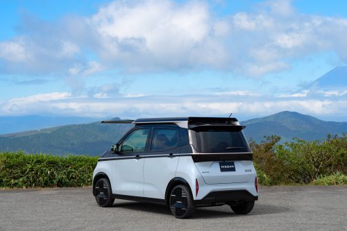 Nissan Sakura gets roof-mounted, extendable solar panel – concept provides 3,000 km of range annually
