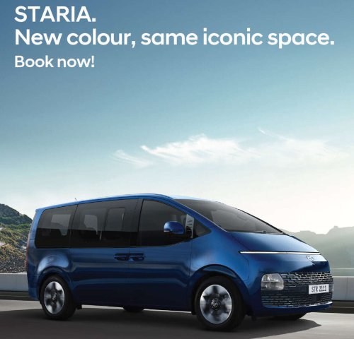 Hyundai, Hyundai Staria, Hyundai Staria CKD open for booking in Malaysia, RM180k-RM268k, same price as CBU, 4 new colours