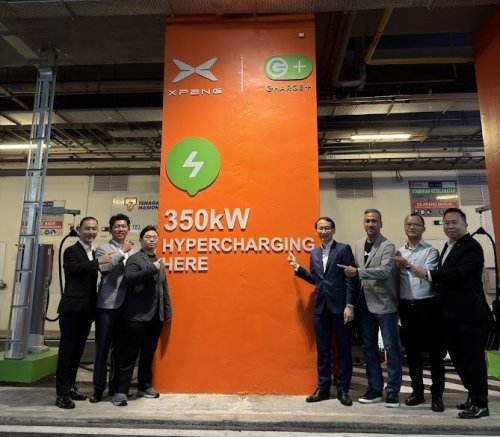 Xpeng | Charge+ and Xpeng launch 350 kW DC charger at KL Eco City Mall – ‘hypercharging hub’ is KL’s fastest