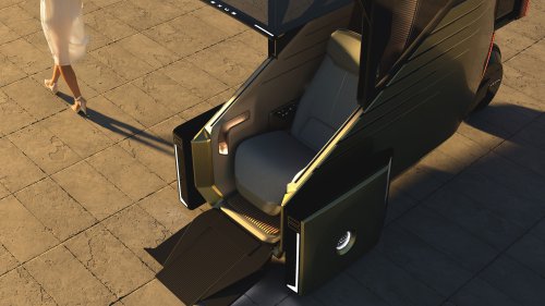 Lexus LS Concept reimagines luxury sedan as 6-wheeled MPV; LS Coupe, Micro Concepts also debut