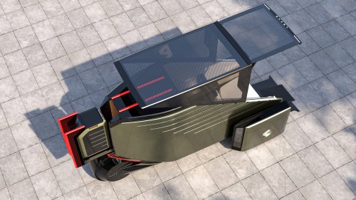 Lexus LS Concept reimagines luxury sedan as 6-wheeled MPV; LS Coupe, Micro Concepts also debut