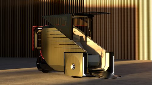 Lexus LS Concept reimagines luxury sedan as 6-wheeled MPV; LS Coupe, Micro Concepts also debut