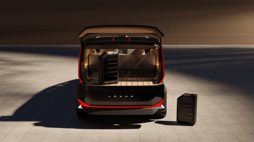Lexus LS Concept reimagines luxury sedan as 6-wheeled MPV; LS Coupe, Micro Concepts also debut