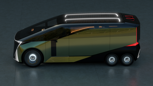 Lexus LS Concept reimagines luxury sedan as 6-wheeled MPV; LS Coupe, Micro Concepts also debut