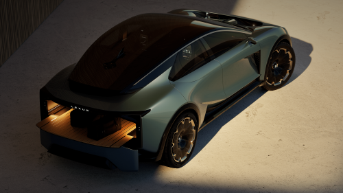Lexus LS Concept reimagines luxury sedan as 6-wheeled MPV; LS Coupe, Micro Concepts also debut