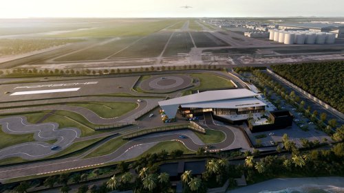 Porsche | Porsche Experience Centre Singapore shows tight circuit, drift circle, Yas Marina-style flyover building