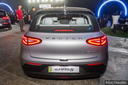 Geely EX2 in Thailand – Proton eMas 5, but with larger battery as standard, power seat, tonneau cover